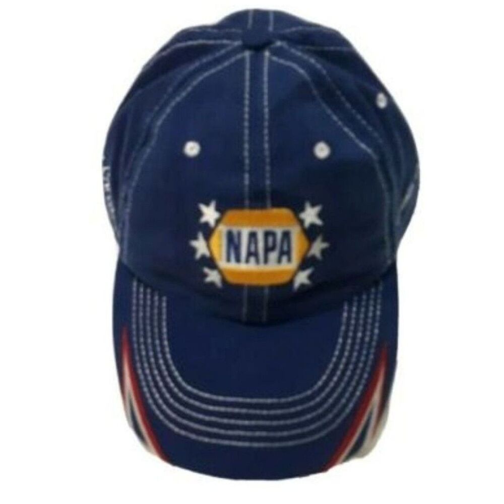 NAPA Racing Team Adjustable Strapback Baseball Cap Hat Nascar Indy Car NHRA